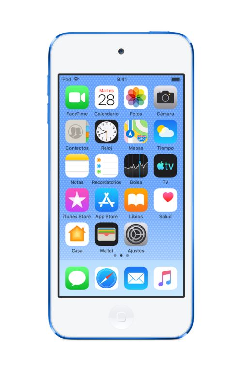 Apple iPod Touch (2019), 4" Retina, 256 GB, Chip A10 Fusion, Cámara 8 MP, Wi-Fi, Azul