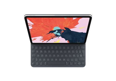 Funda con teclado - Apple Smart Keyboard Folio, Para iPad Pro 12.9, Negro