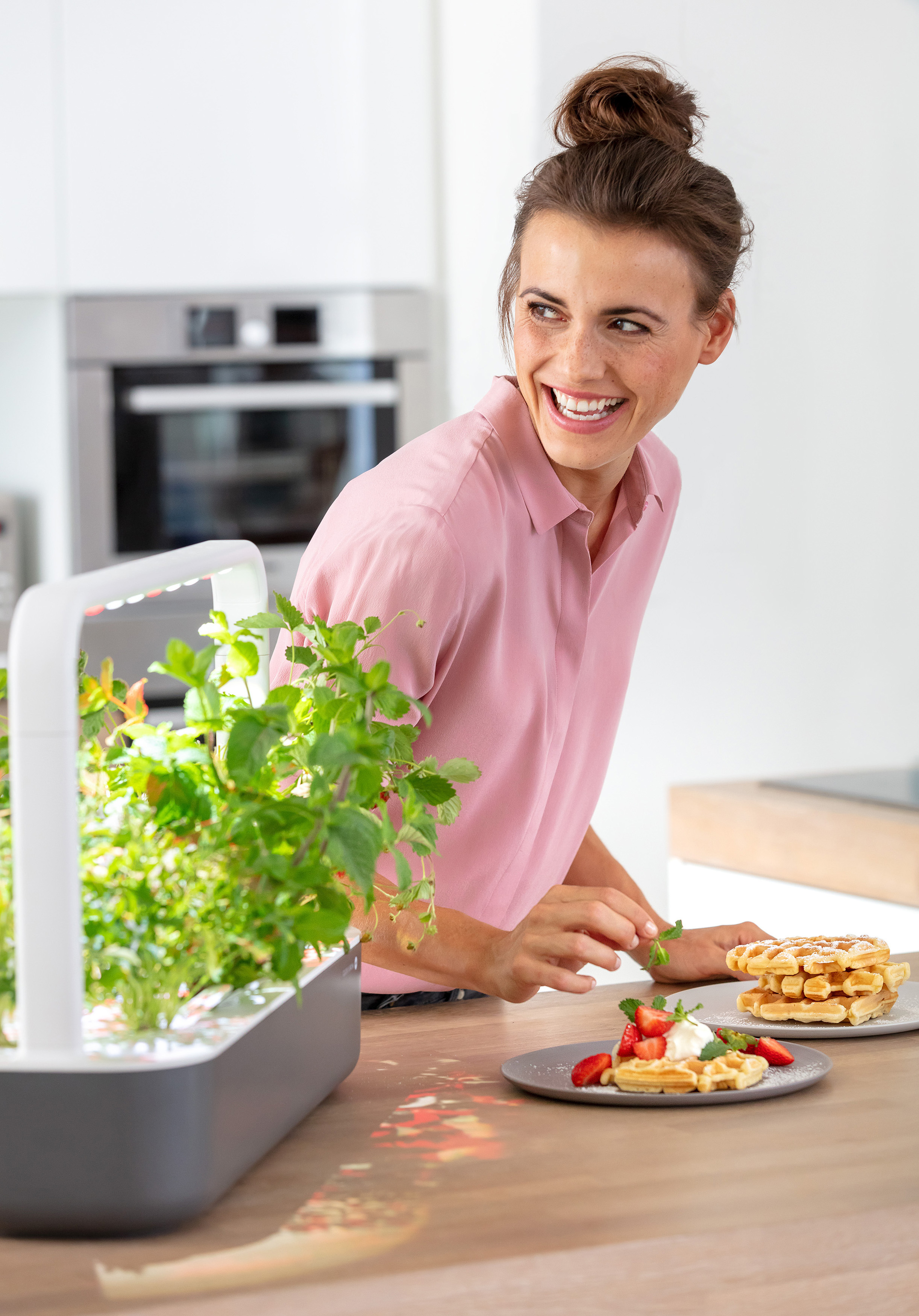 EMSA M5262000 Click & Grow Smart Garden 9 Kräutertopf Grau