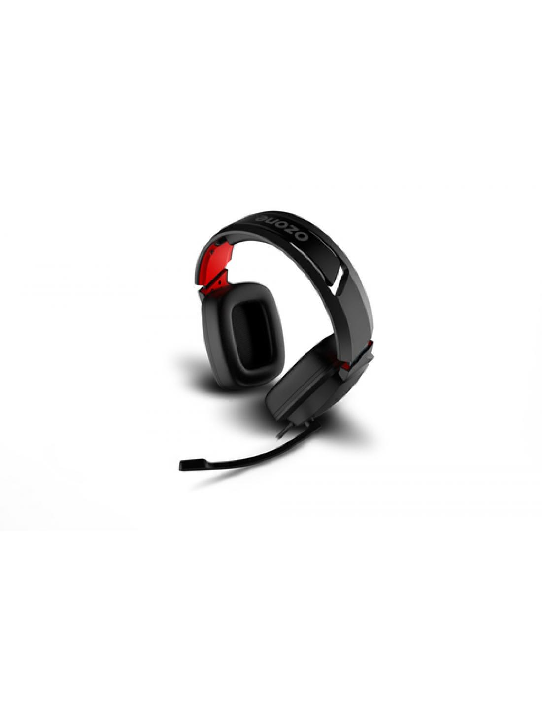 Auriculares gaming - Ozone EKHO X40, Altavoces 50 mm, Estéreo, Micrófono plegable, Para consolas