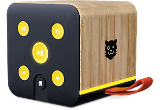 LENCO Tigerbox Bambus - Altoparlante Bluetooth (Nero)