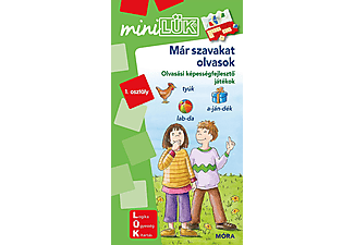 Már szavakat olvasok! - Olvasási képességfejlesztő játékok - 1. osztály - MiniLÜK