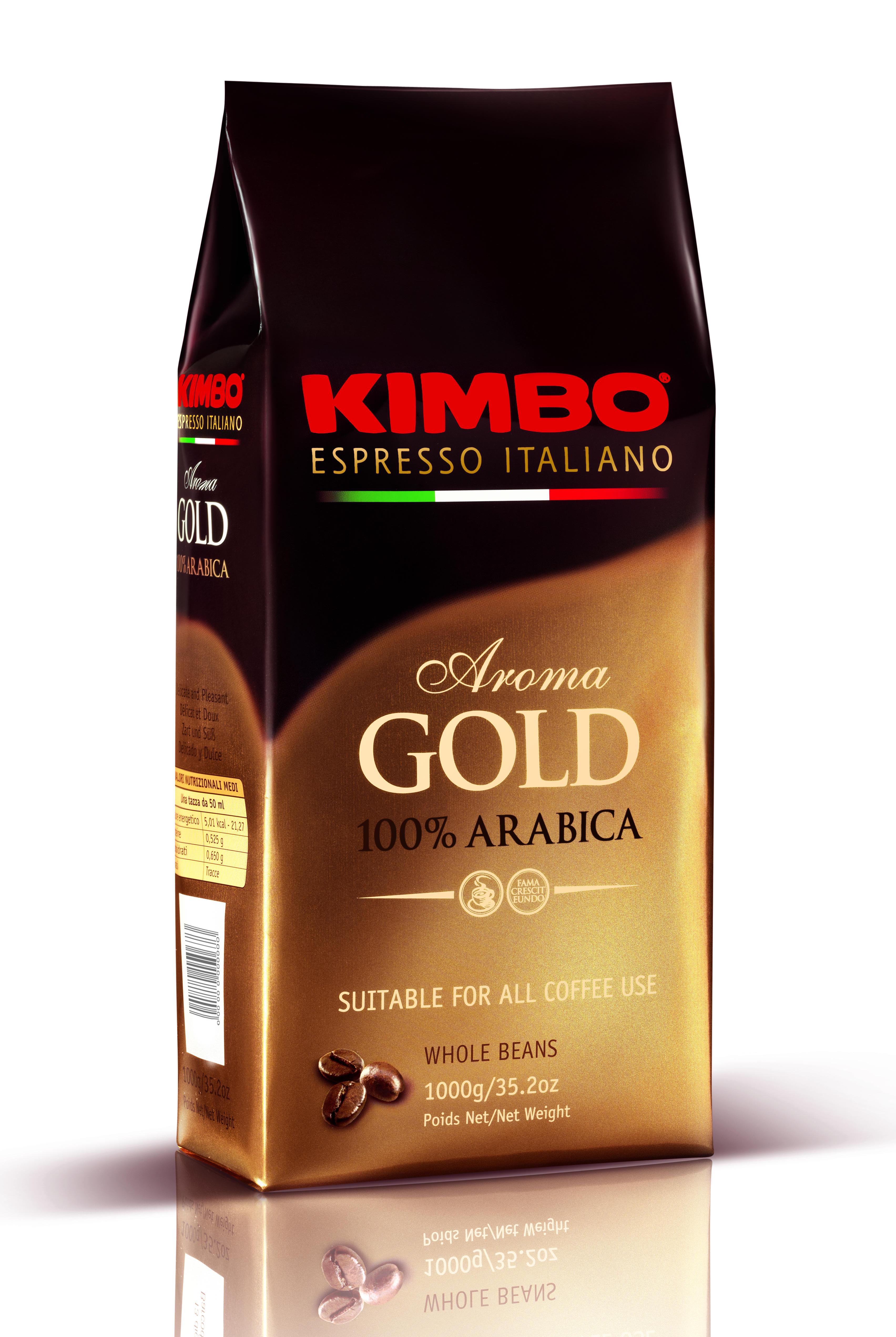 KIMBO Aroma Gold Kaffeebohnen (Kaffeevollautomaten, Siebträger, Espressokocher)