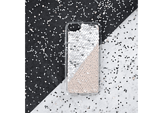 HAMA Paillettes, Backcover, Samsung, Galaxy S10, Silber/Kupfer
