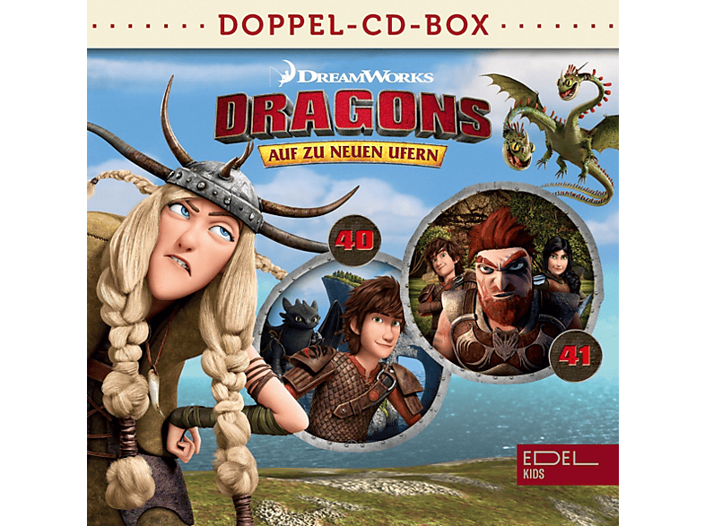 Dragons-auf Zu Neuen Ufern - Dragons-Doppel-Box-Folgen 40+41 - (CD)