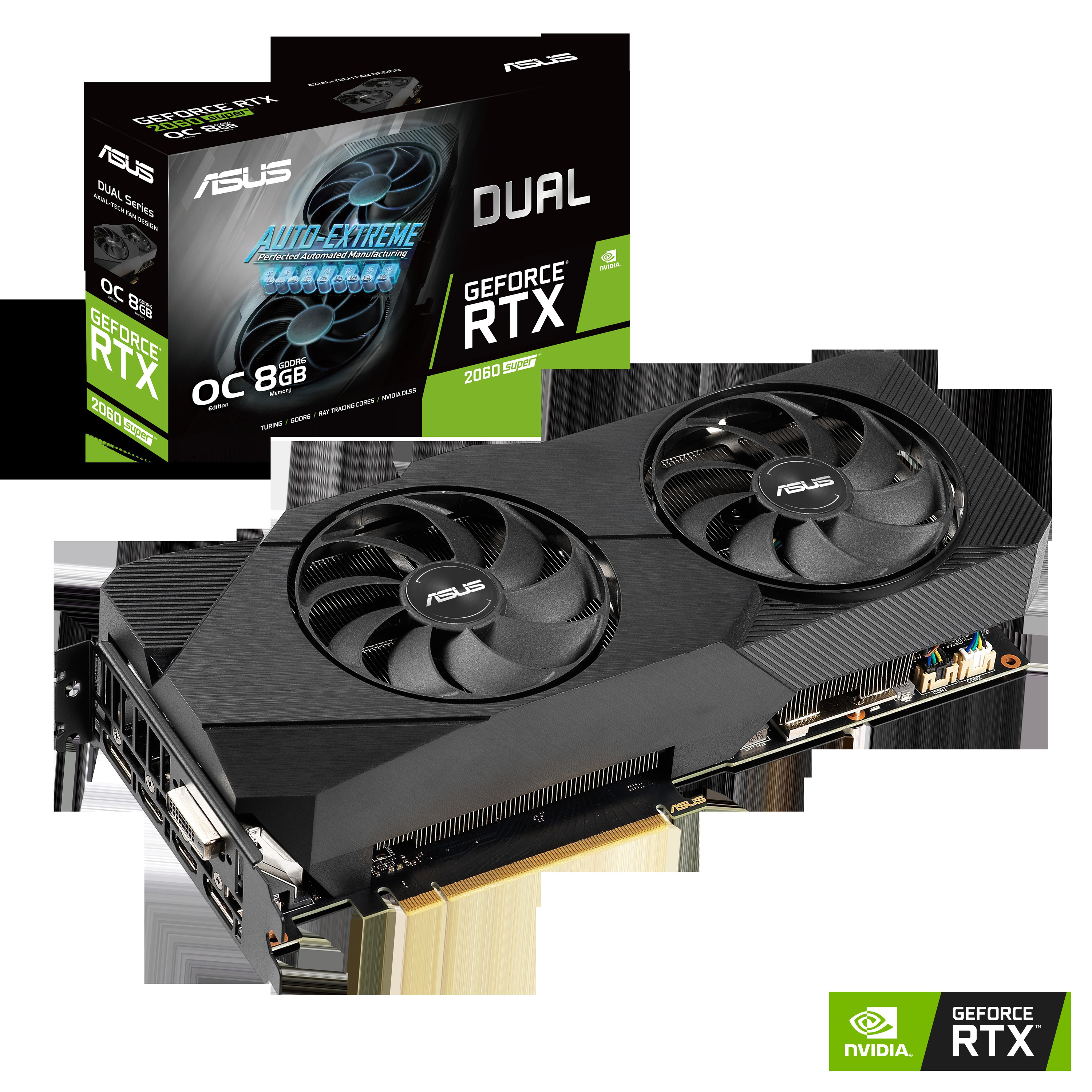 ASUS GeForce® RTX 2060 SUPER™ Dual Evo OC 8GB (90YV0DF0-M0NA00