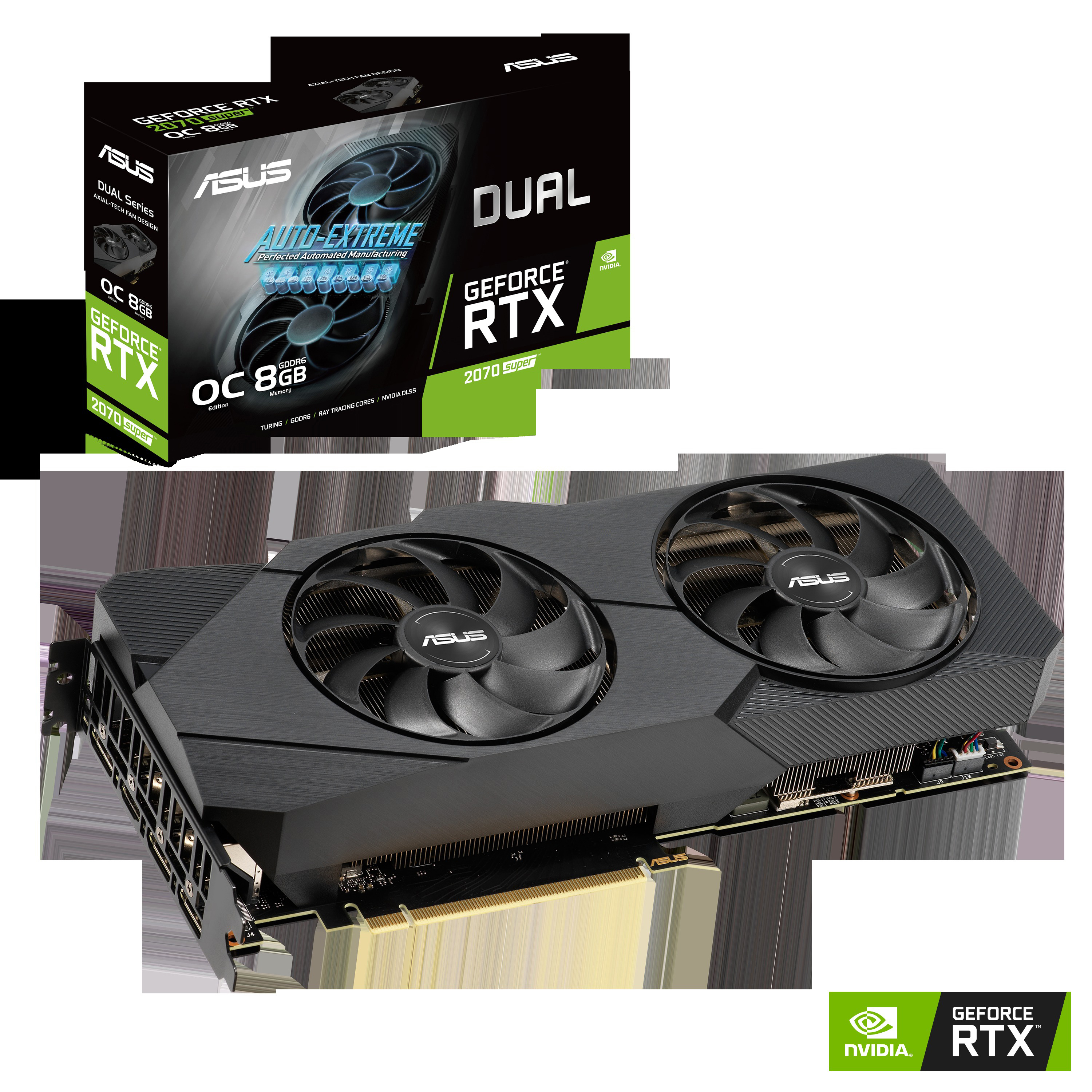 ASUS GeForce® RTX 2070 SUPER™ Dual Evo OC 8GB (90YV0DK0-M0NA00) (NVIDIA, Grafikkarte)