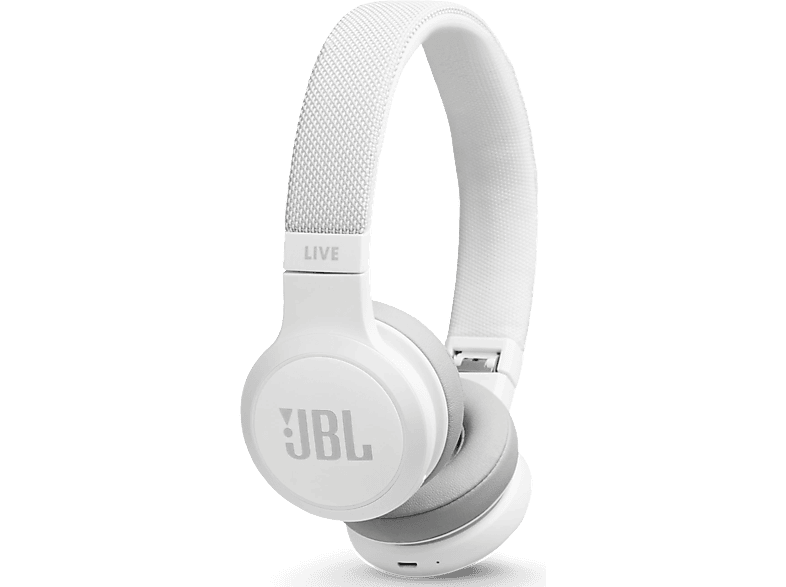 JBL Draadloze hoofdtelefoon + ingebouwde Google Assistant Wit (JBLLIVE400BTWHT)