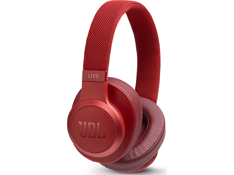 JBL Draadloze hoofdtelefoon + ingebouwde Google Assistant Rood (JBLLIVE500BTRED)