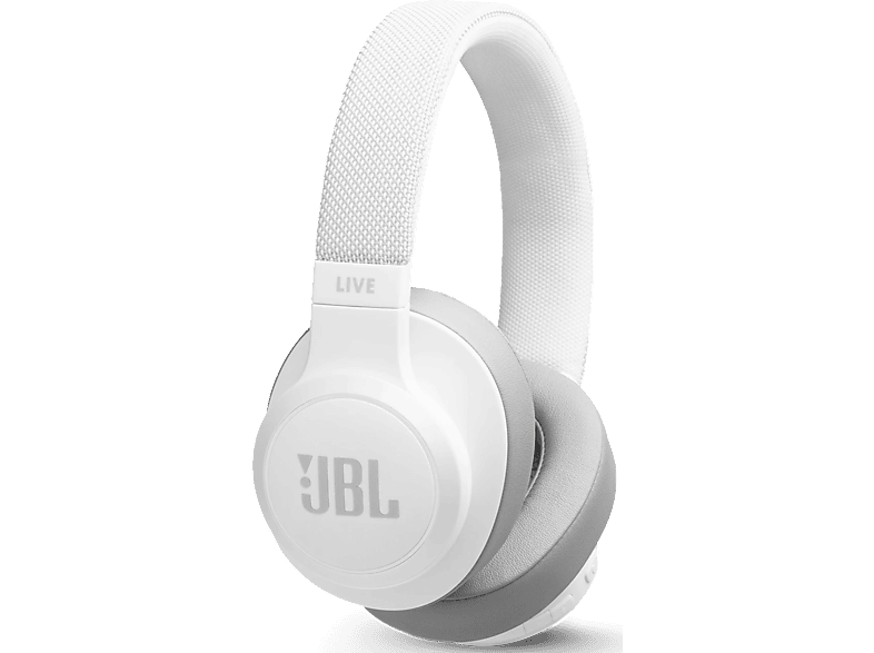 JBL Draadloze hoofdtelefoon + ingebouwde Google Assistant Wit (JBLLIVE500BTWHT)