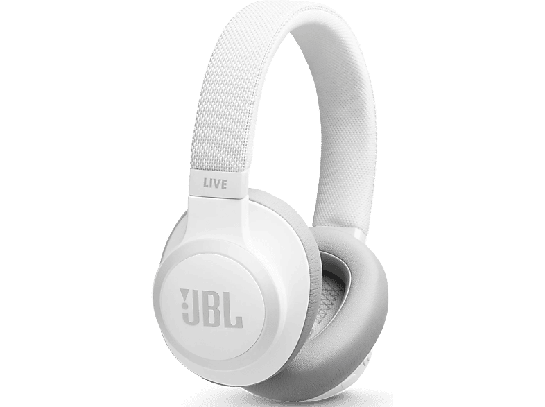 JBL Draadloze hoofdtelefoon + ingebouwde Google Assistant Wit (JBLLIVE650BTNCWHT)