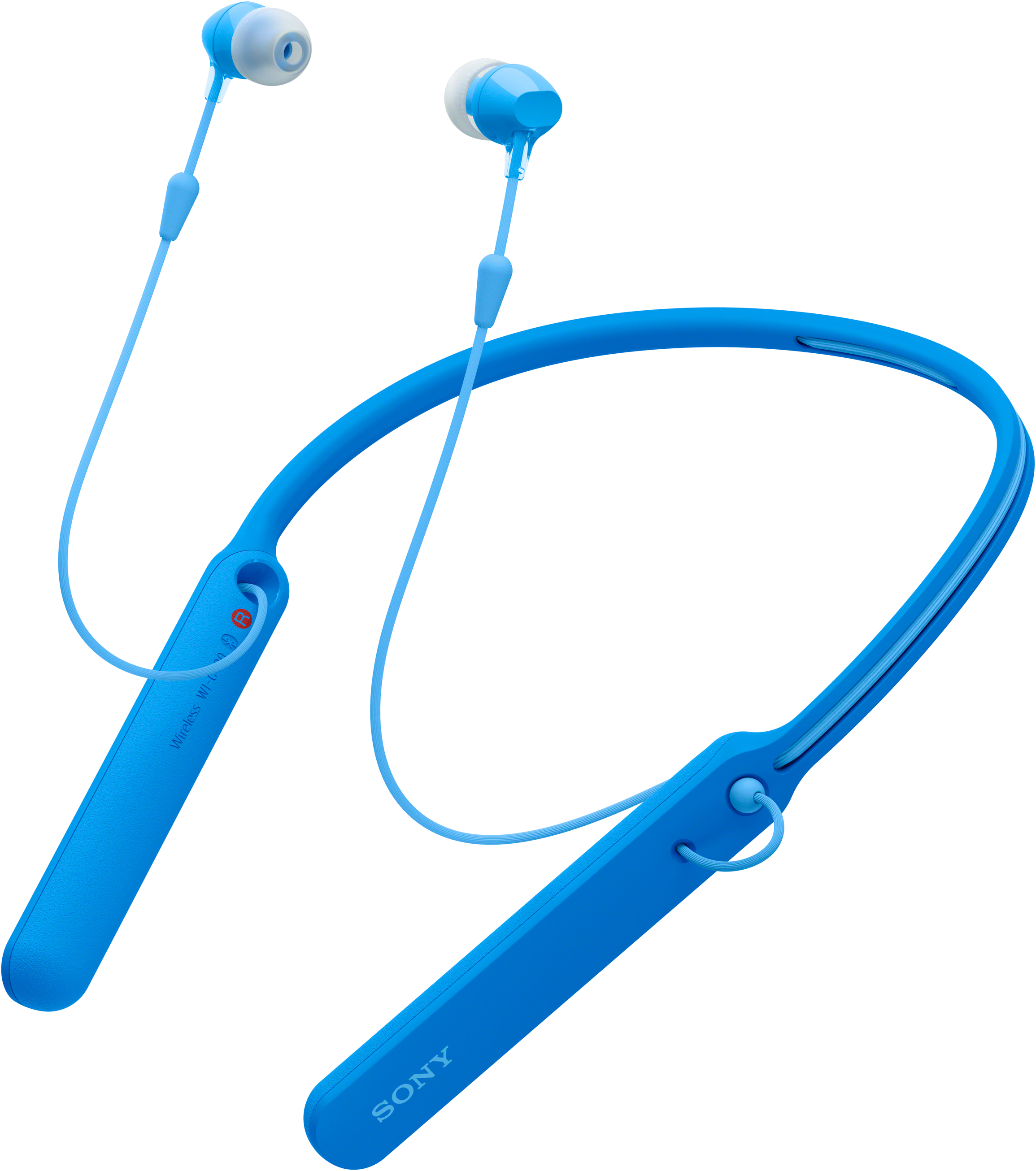 SONY Blau WI-C Neckband Bluetooth Kopfhörer 400,