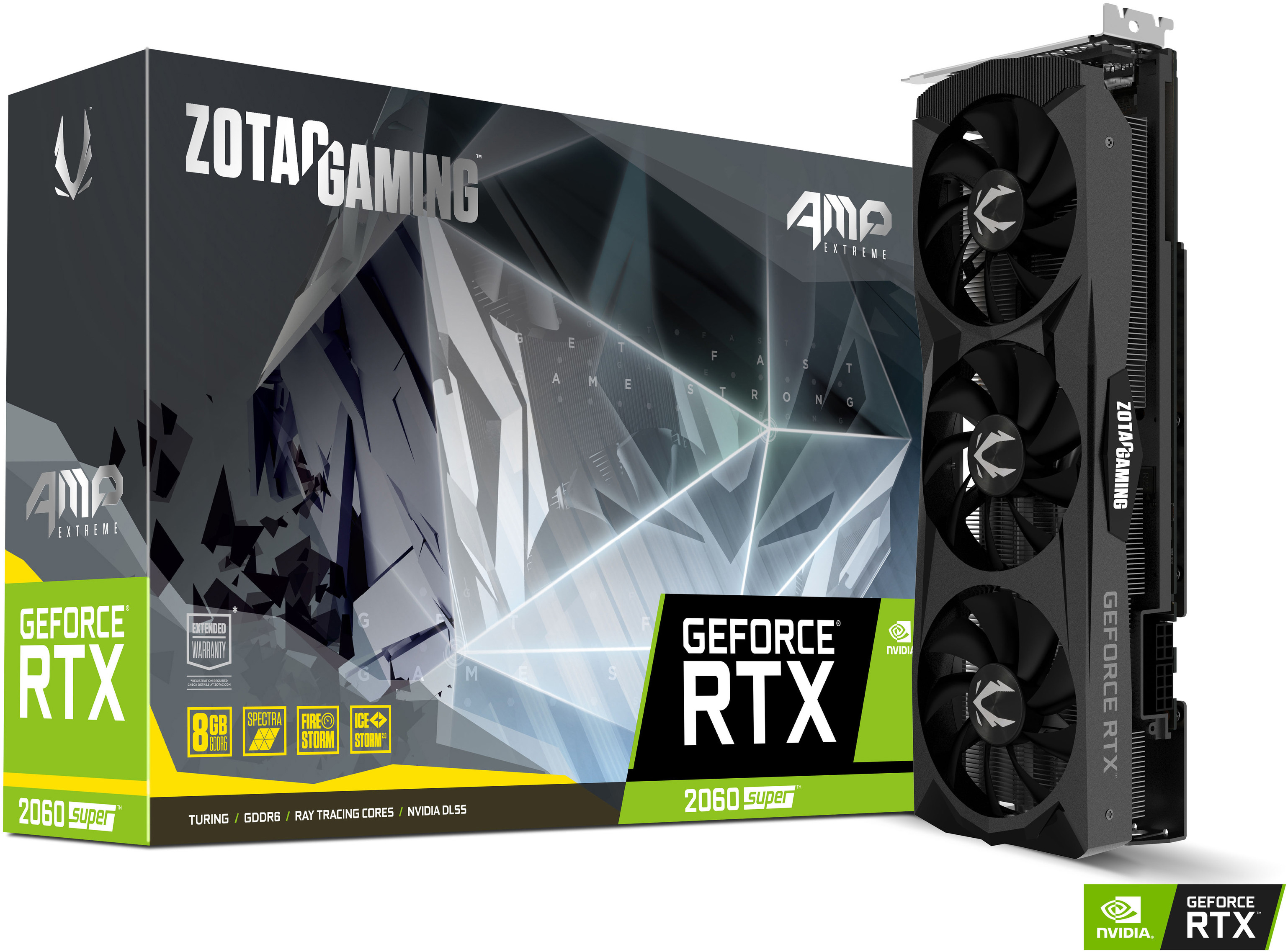 ZOTAC GeForce® RTX 2060 SUPER™ AMP! Extreme 8GB (ZT-T20610B-10P) (NVIDIA, Grafikkarte)