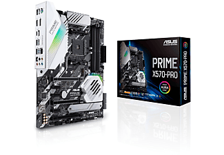 ASUS Prime X570-PRO X570 AM4 DDR4 4400DP HDMI Çift M2+6 SATA USB 3.2 Aura RGB ATX 128GB’a Kadar Ram Desteği Anakart