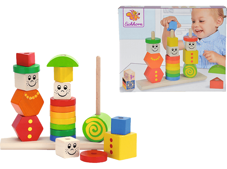 EICHHORN Figuren-Steckpuzzle Mehrfarbig Spielset