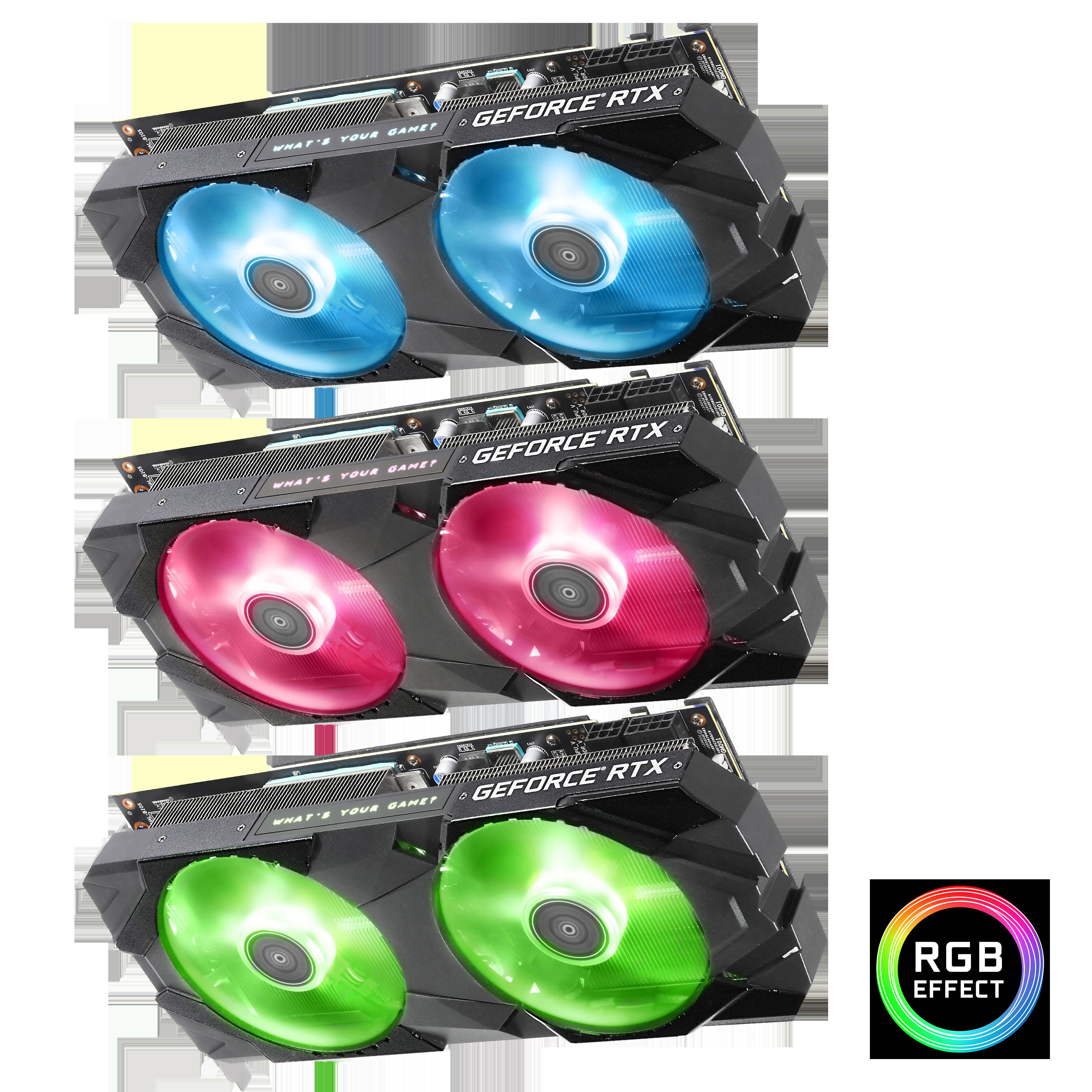 KFA2 GeForce® RTX 2060 SUPER™ EX 8GB (26ISL6MPX2EK) (NVIDIA, Grafikkarte)
