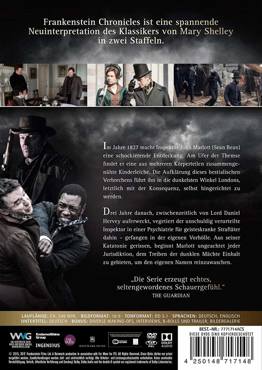 Filmcover mit Schauspielern, Text und Hintergrundbildern. Ein Thriller über Verbrechen und Entdeckung.