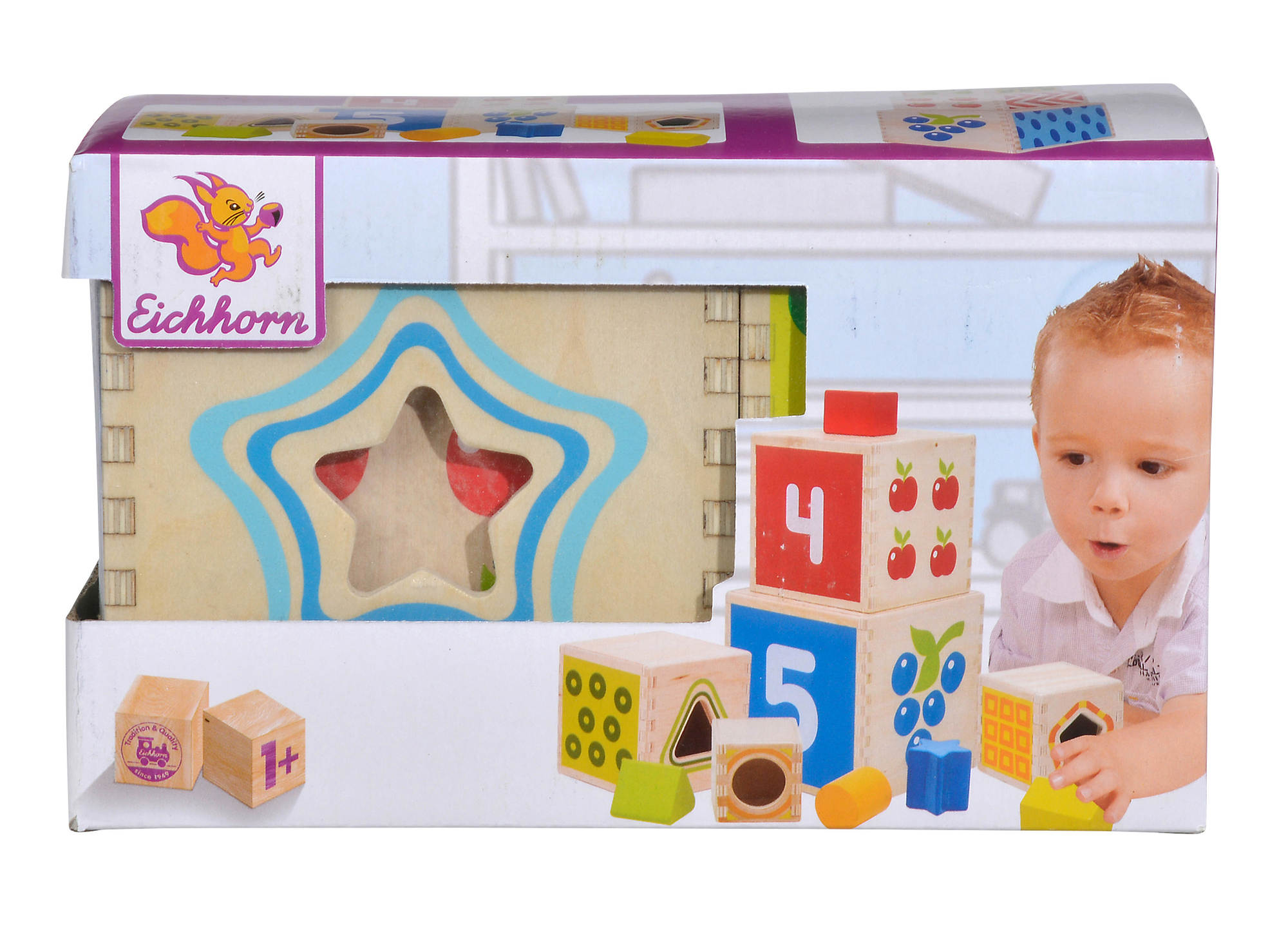 EICHHORN Steckturm Spielset Mehrfarbig