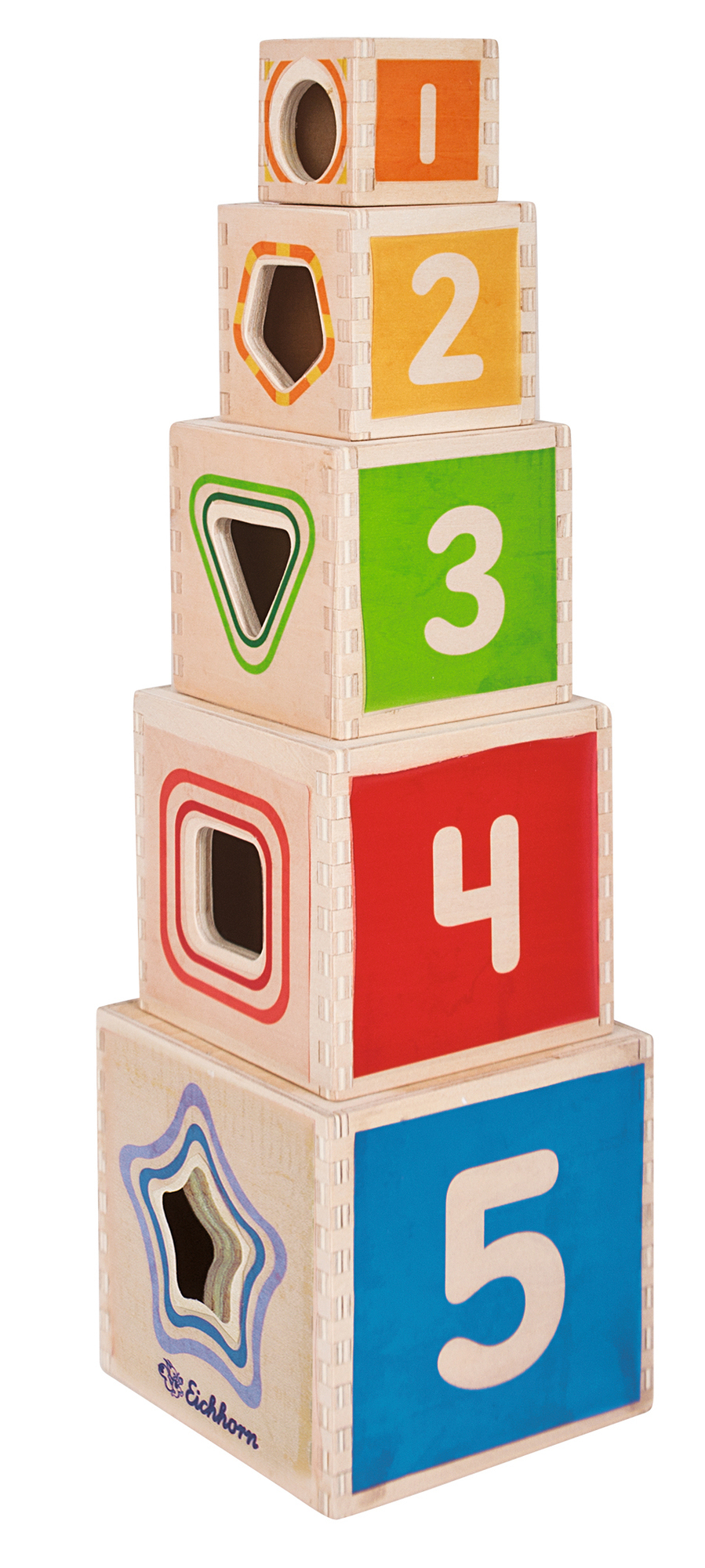 EICHHORN Steckturm Spielset Mehrfarbig