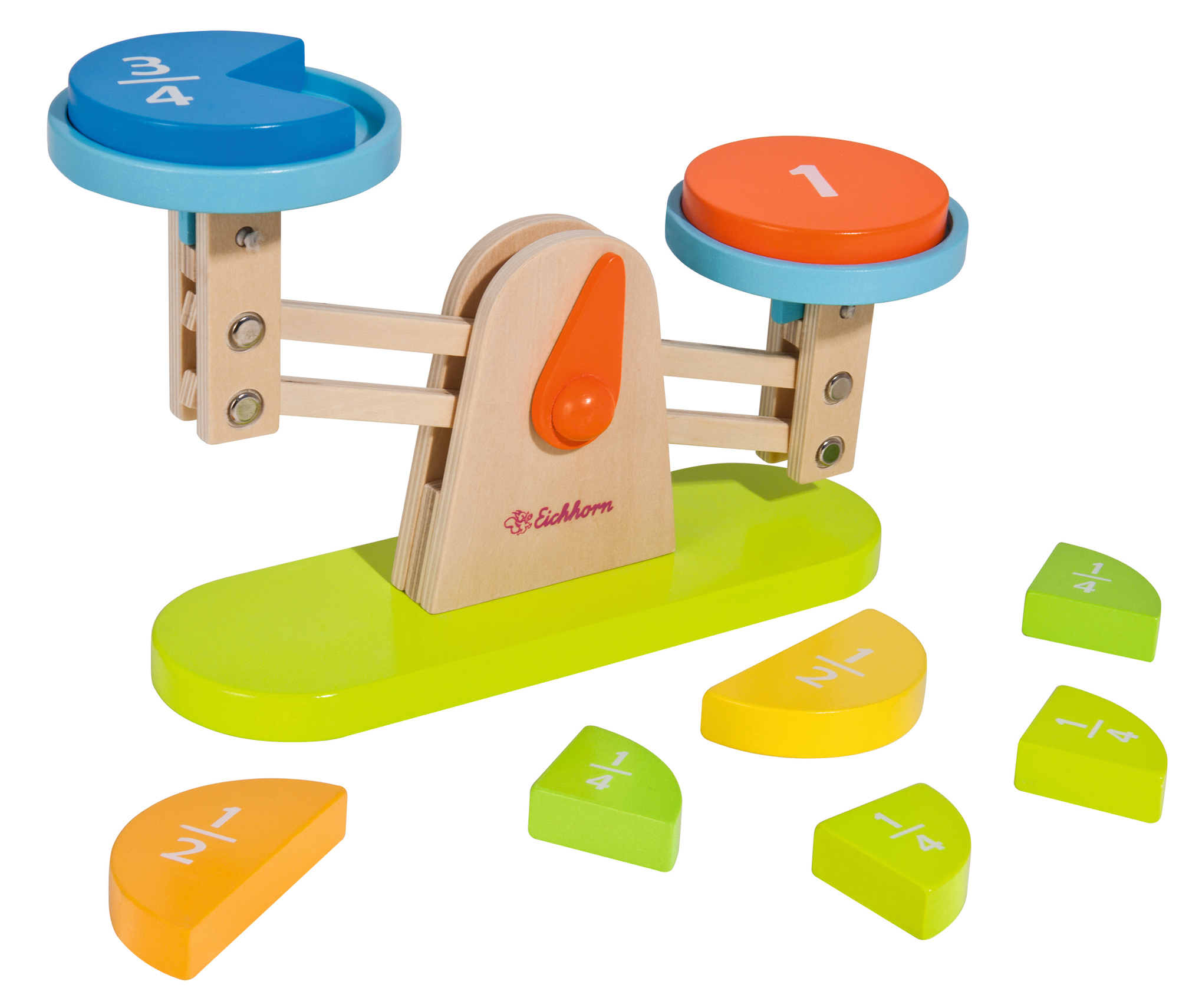 EICHHORN Holzwaage Holzspielset Mehrfarbig