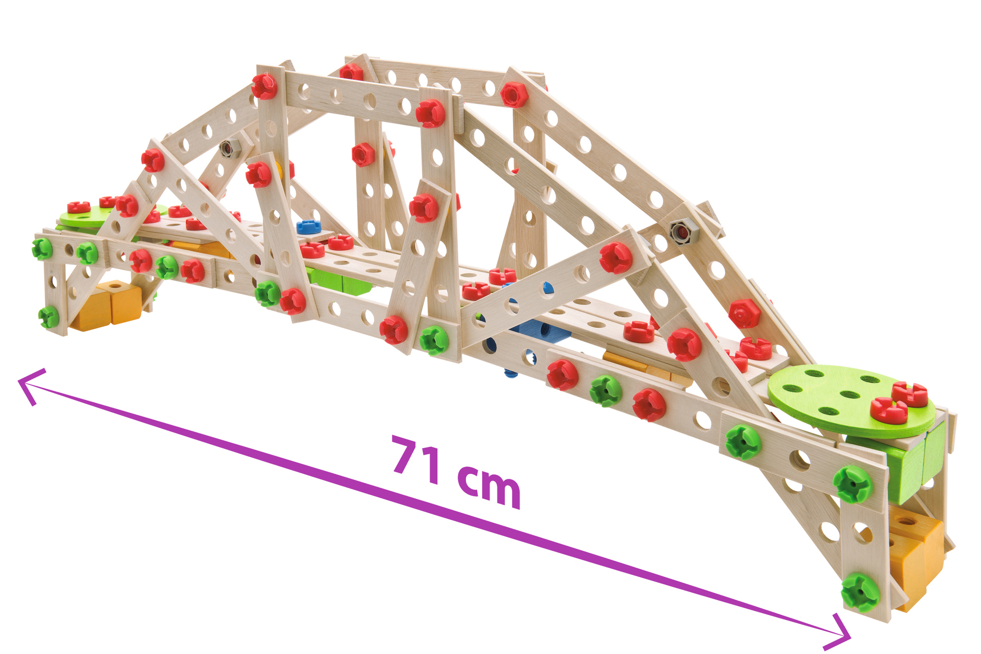 EICHHORN Windrad Konstruktionsspielzeug, Naturfarben/Mehrfarbig