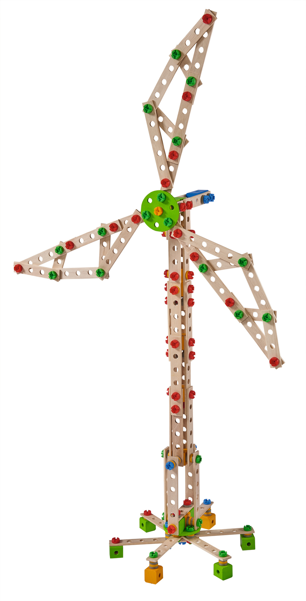 EICHHORN Windrad Konstruktionsspielzeug, Naturfarben/Mehrfarbig