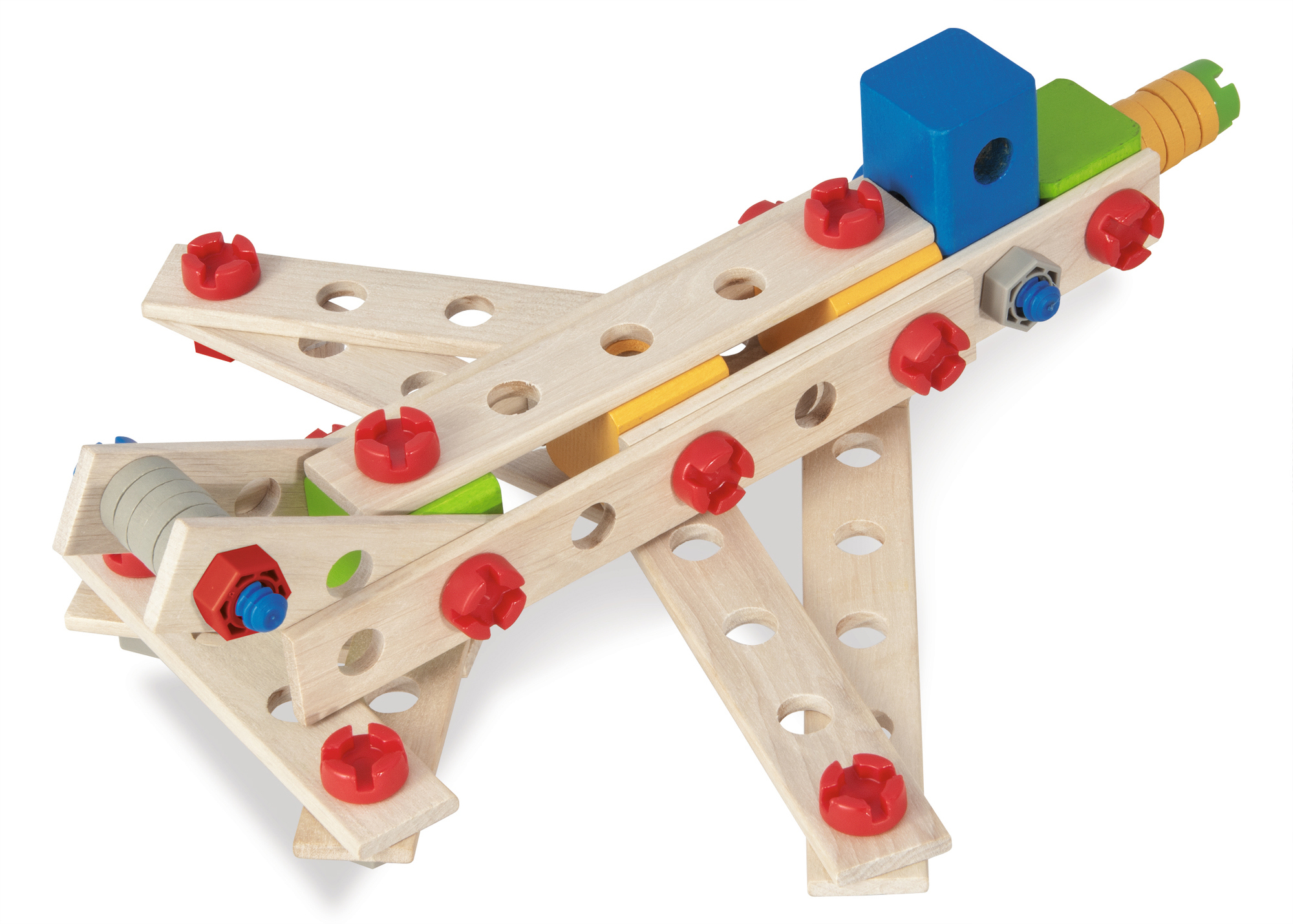 EICHHORN Windrad Konstruktionsspielzeug, Naturfarben/Mehrfarbig
