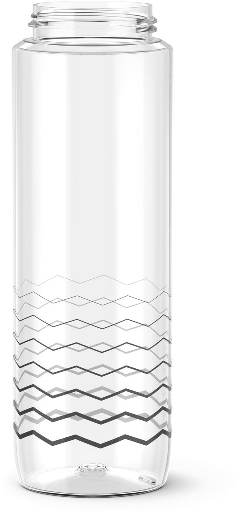 EMSA F3030800 Drink2Go Tritan Waves Trinkflasche Transparent/Grau