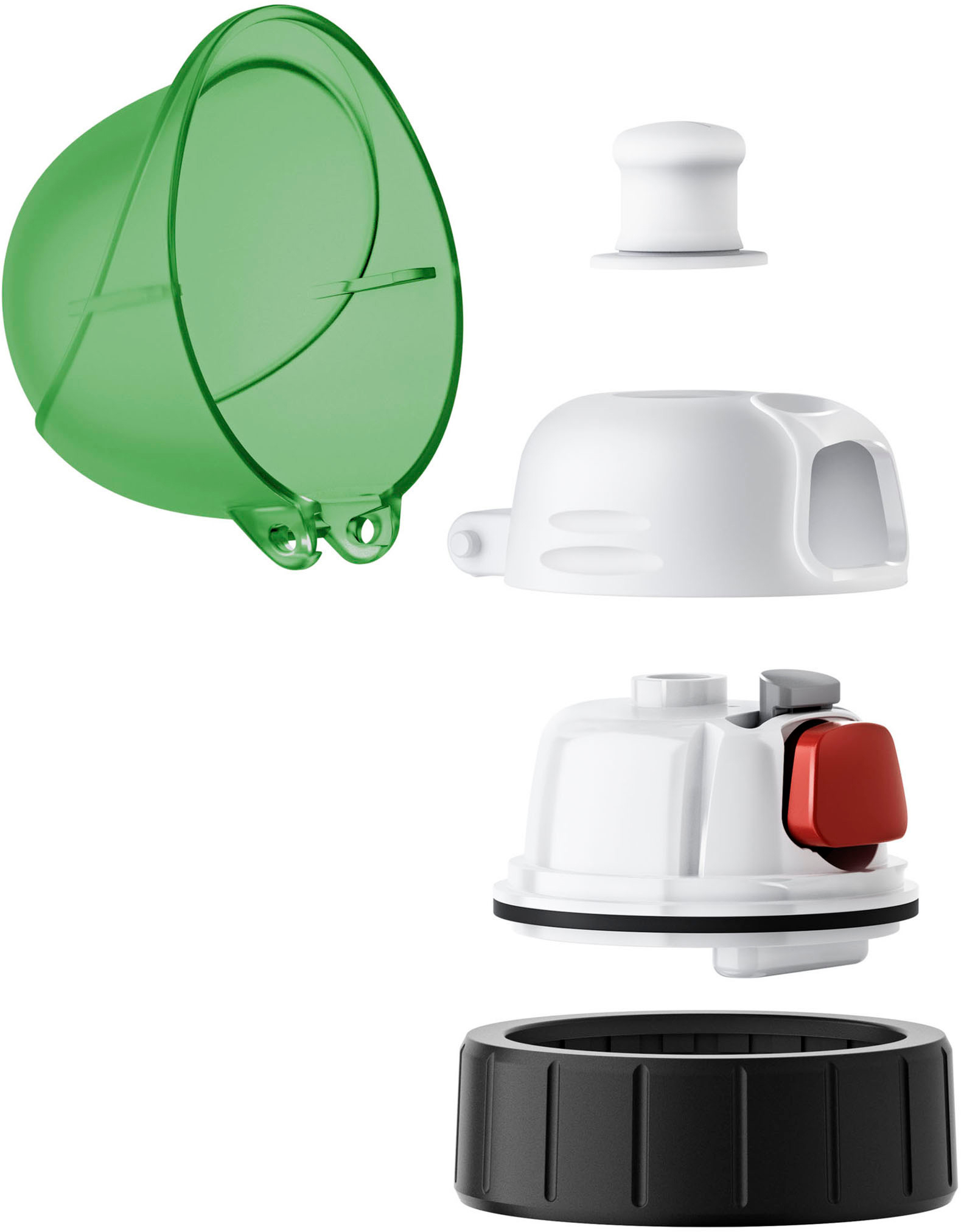 EMSA F3030500 Drink2Go Tritan Green Melons Trinkflasche Transparent/Grün