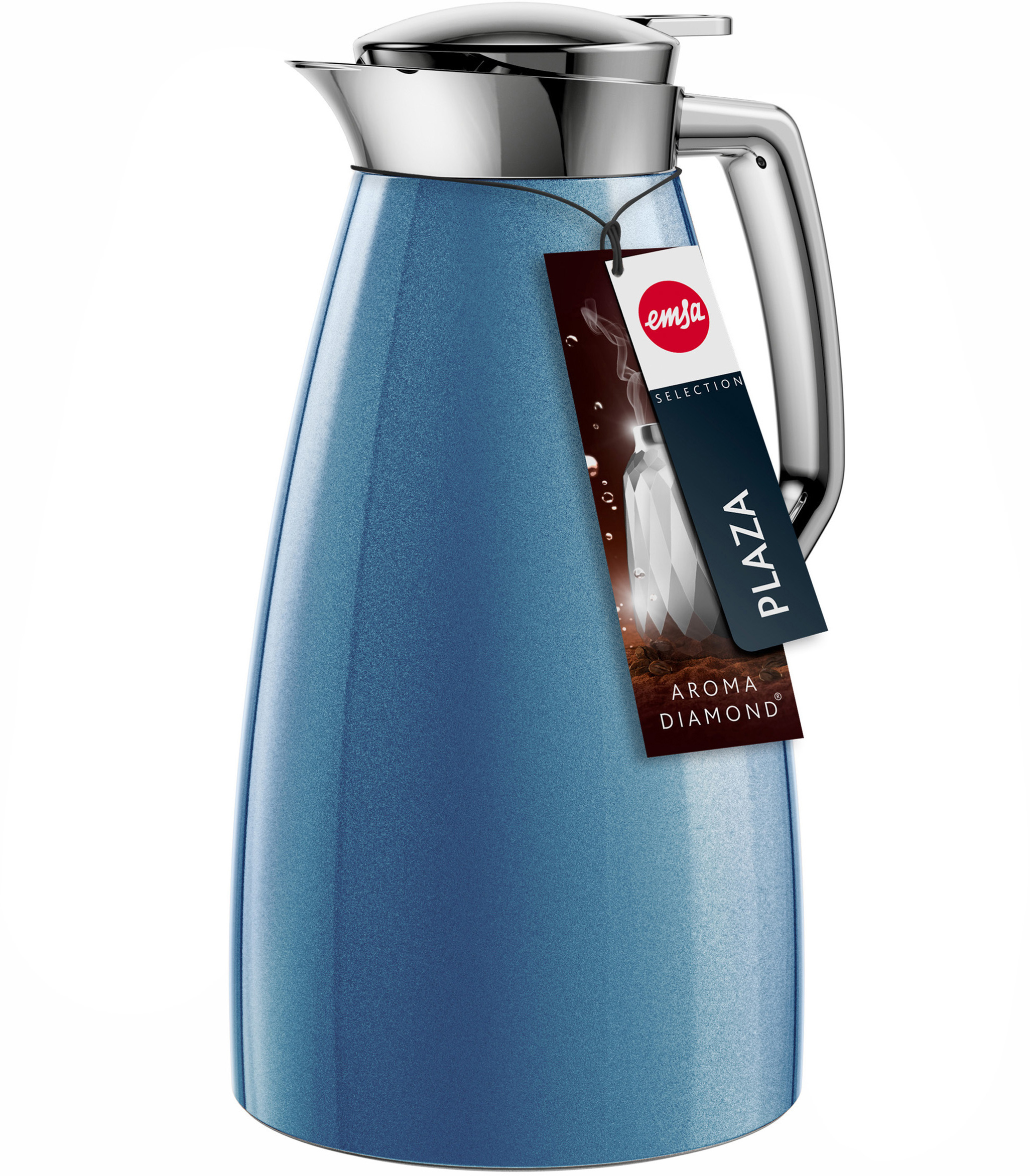 EMSA F4140400 Plaza Isolierkanne Blau
