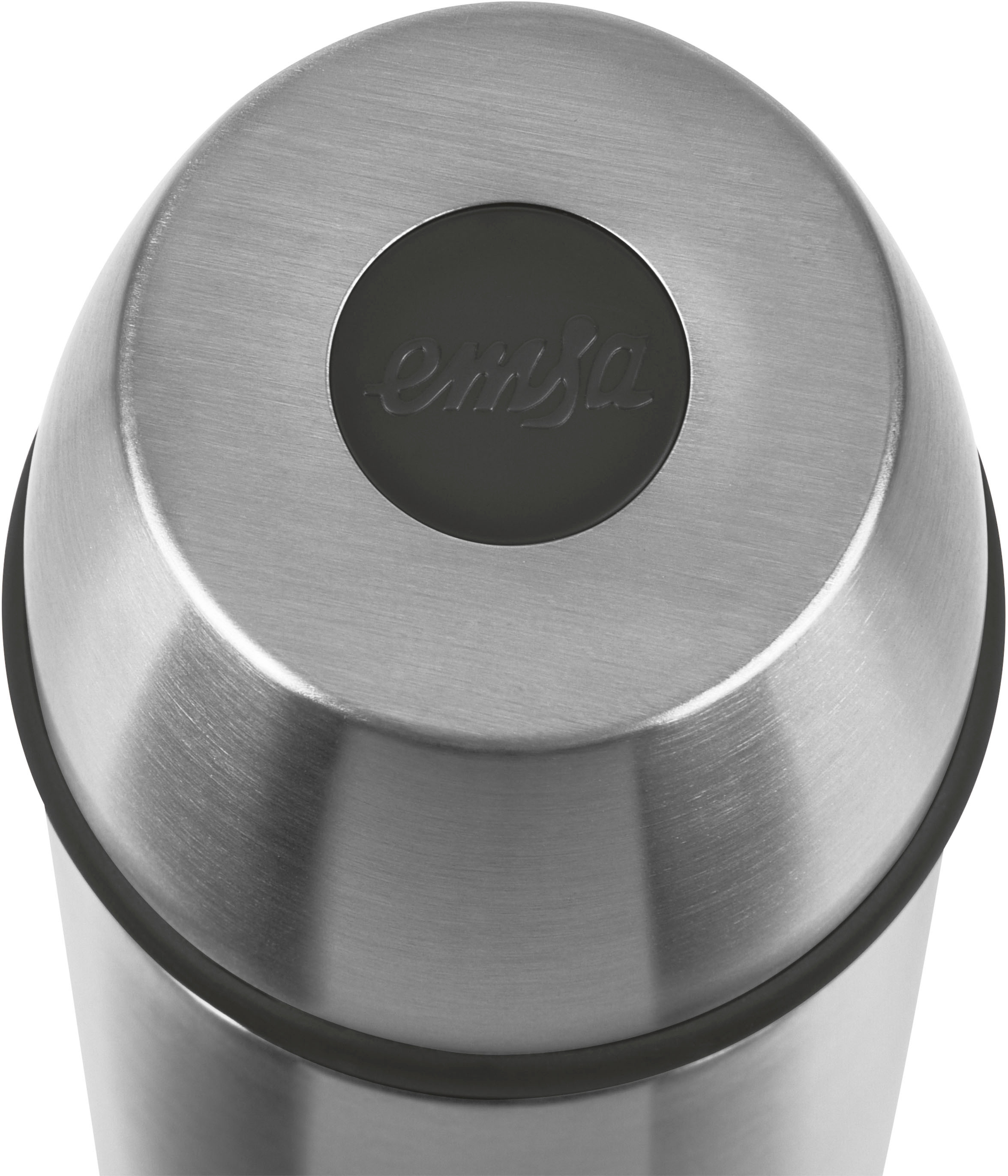 EMSA N2090300 Captain Isolierflasche Edelstahl/Schwarz