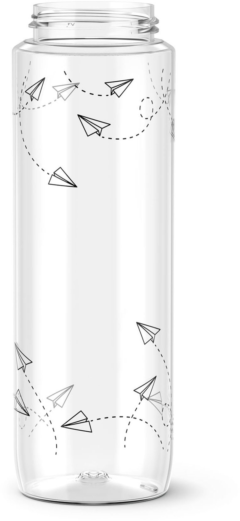 EMSA F3030700 Drink2Go Tritan Trinkflasche Transparent/Grau/Schwarz