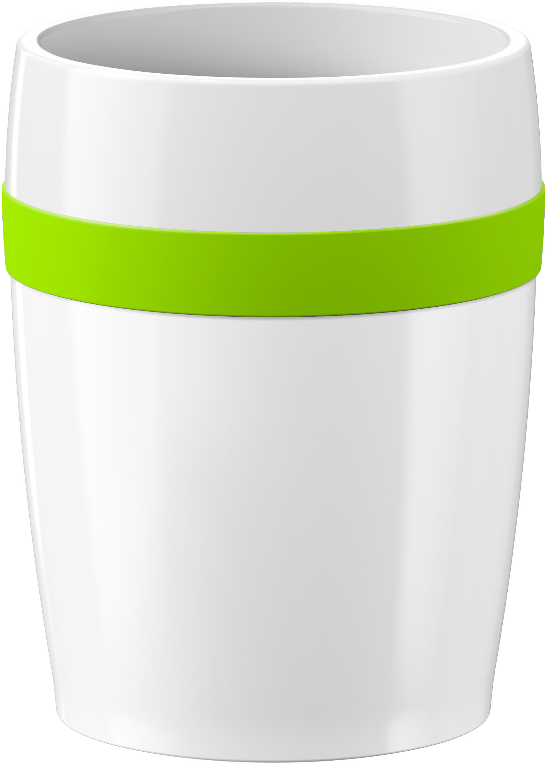 EMSA N2060200 Travel Cup Ceramics Isolierbecher Weiß/Hellgrün
