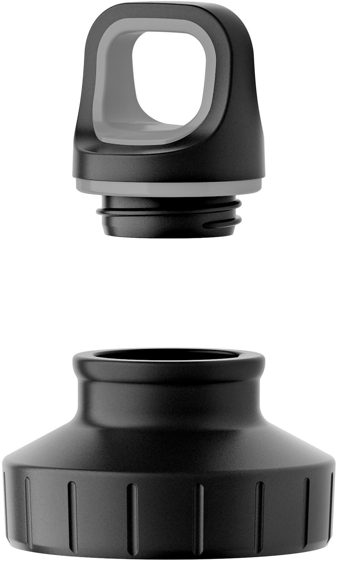 EMSA F3030700 Drink2Go Tritan Trinkflasche Transparent/Grau/Schwarz