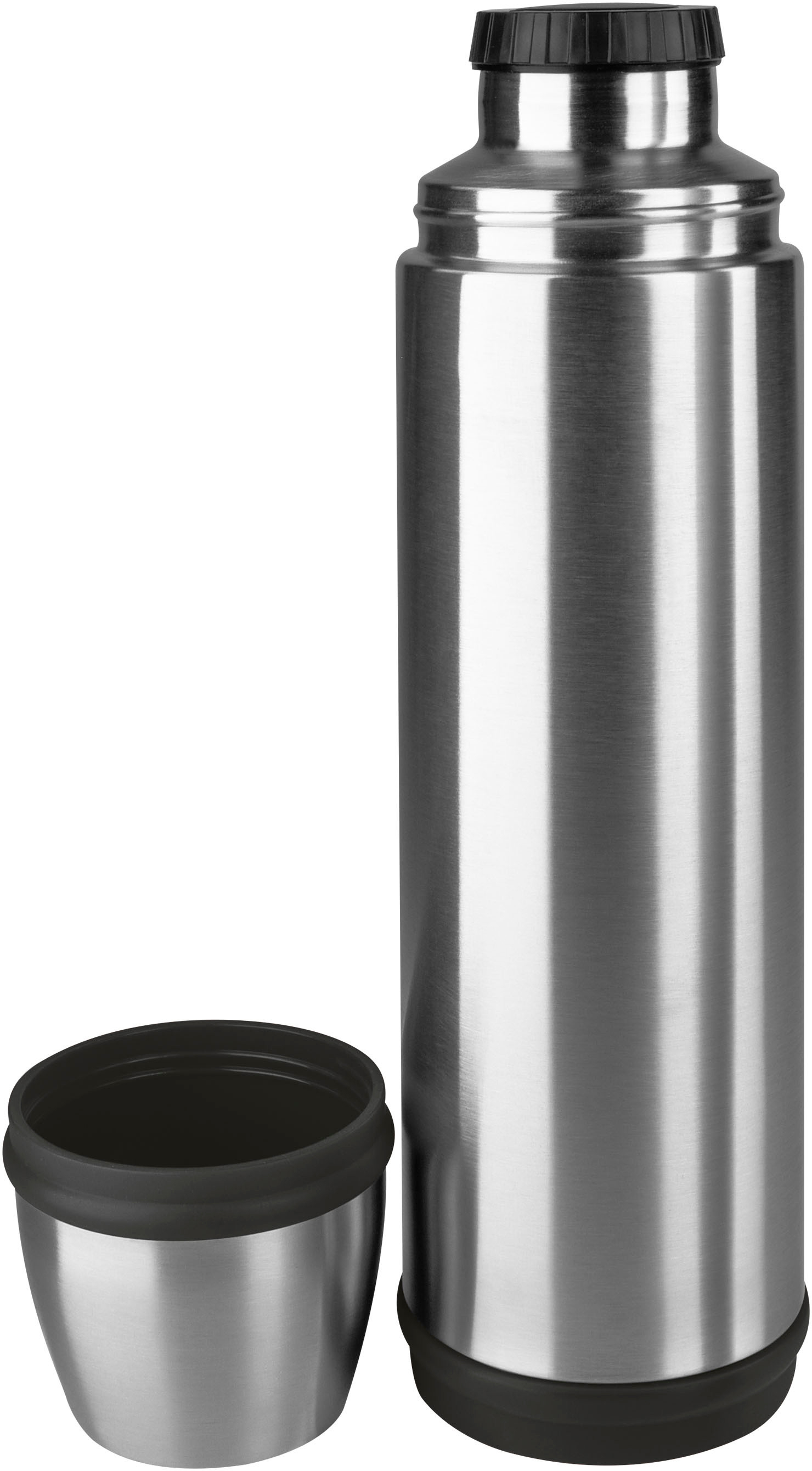 EMSA N2090300 Captain Isolierflasche Edelstahl/Schwarz