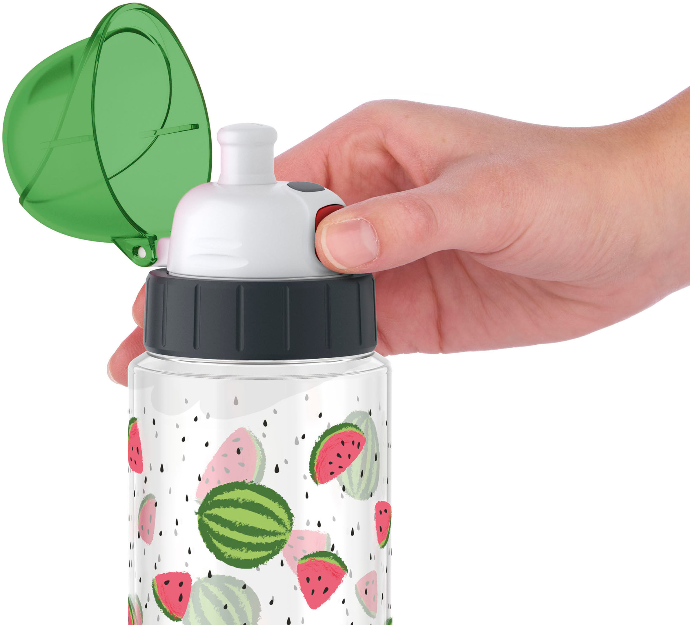 EMSA F3030500 Drink2Go Tritan Green Melons Trinkflasche Transparent/Grün