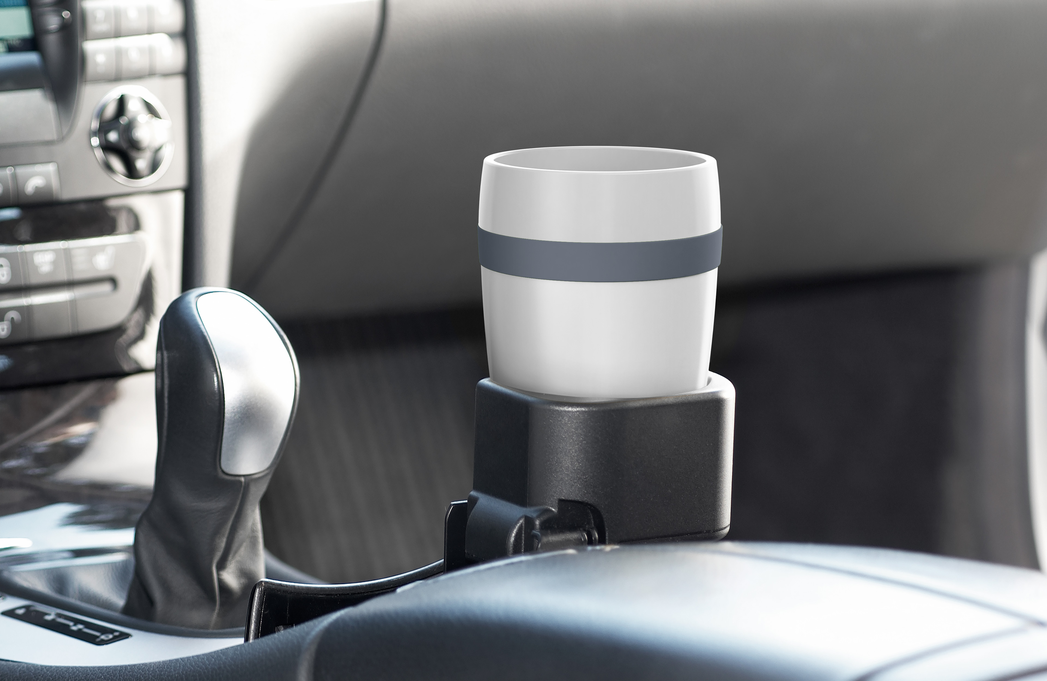 EMSA N2060300 Travel Cup Ceramics Isolierbecher Weiß/Anthrazit