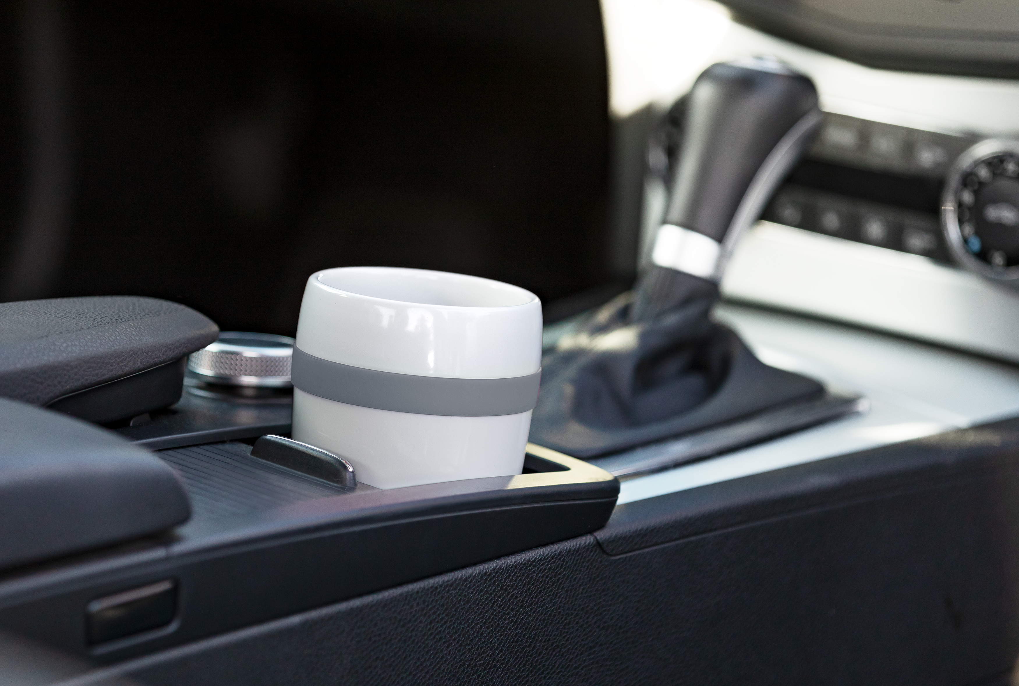 EMSA N2060300 Travel Cup Ceramics Isolierbecher Weiß/Anthrazit