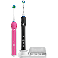 dictator klasse in de buurt ORAL-B Smart 4 4900 Zwart en Roze | Elektrische Tandenborstel 2 stuks  kopen? | MediaMarkt