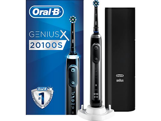 ORAL-B Genius X 20100S Zwart Elektrische Tandenborstel