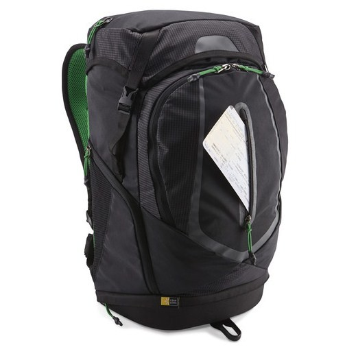 Mochila para portátil de 15.6" - Case Logic BOGD115K, tableta, Gris y verde