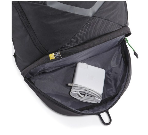 Mochila para portátil de 15.6" - Case Logic BOGD115K, tableta, Gris y verde