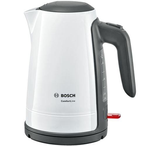 Bosch Twk6a011 Comfortline hervidor de agua 2400 1.7 litros color gris y blanco 2400w 6a011 1.7l 17