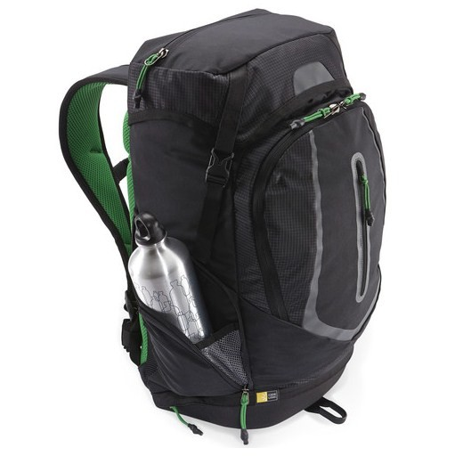 Mochila para portátil de 15.6" - Case Logic BOGD115K, tableta, Gris y verde