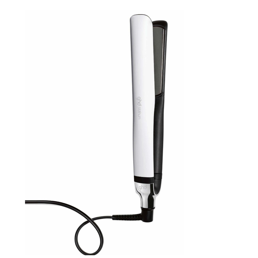 Plancha de pelo - GHD Platinum Style, 230ºC, Cerámica, Blanco