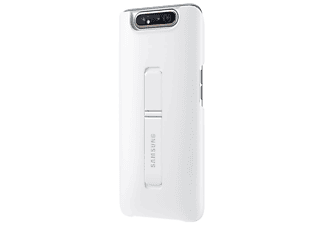 Funda - Samsung Standing Cover, Para Samsung Galaxy A80 2019, Con soporte, Doble capa, Blanco