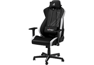 NITRO CONCEPTS S300 EX - Gaming Stuhl (Schwarz/Weiss)
