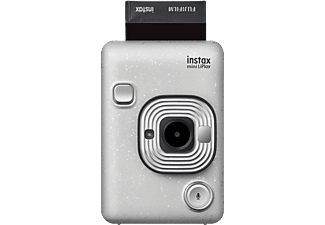 FUJIFILM instax mini LiPlay - Fotocamera istantanea Pietra bianco