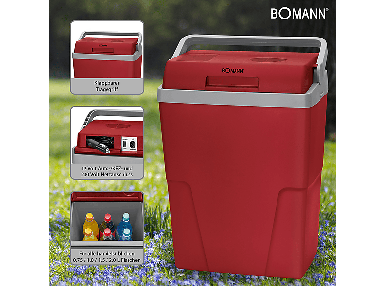 Bomann KB 6011CB Kühlbox (22 l, Rot) — Foto 3 von 5