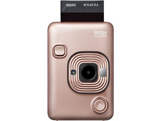 FUJIFILM instax mini LiPlay - Fotocamera istantanea Arrossire d'oro